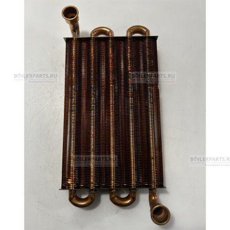Теплообменник первичный монотермический 290 мм PROTHERM SaunierGPT 0020142419 [Потертости, замятие на патрубке, нарушение геометрии]