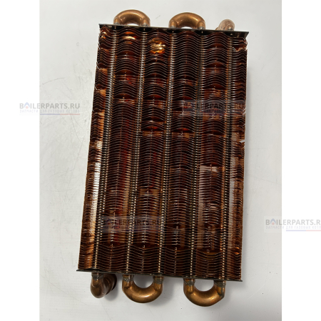 Теплообменник первичный монотермический 290 мм PROTHERM SaunierGPT 0020142419 [Потертости, замятие на патрубке, нарушение геометрии]