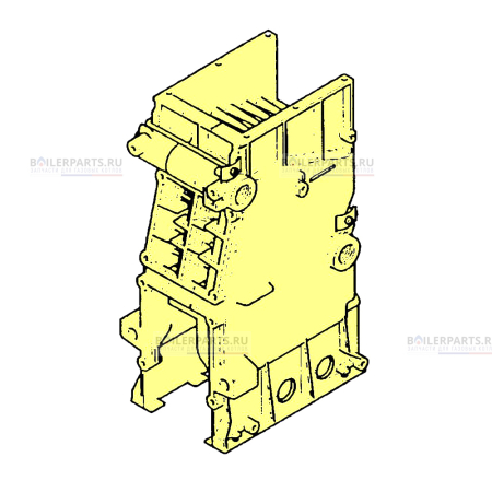 Секционный теплообменный чугунный блок для котлов Vaillant 061987
