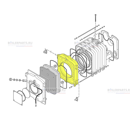 Передний сегмент для котлов Viessmann 7223831