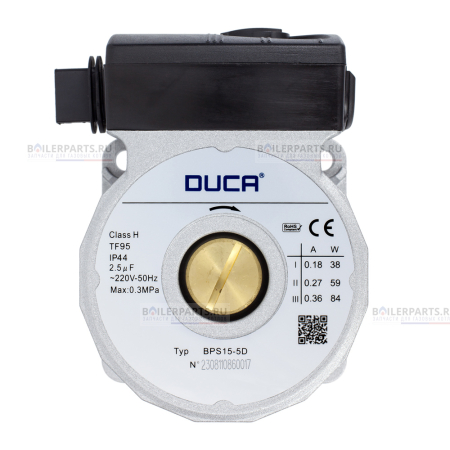 Насос циркуляционный DUCA BPS15-5D, 84 W 4518537.DUCA