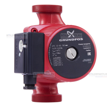 Насос циркуляционный в сборе Grundfos UPS 32-80 180 95906443