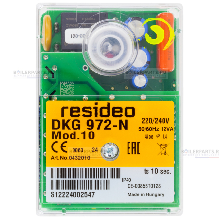 Блок управления Resideo DKG 972-N Mod.10 0432010