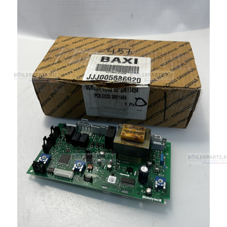 Плата управления BAXI HONEYWELL SM11454 5686920 [Сломано крепление платы]