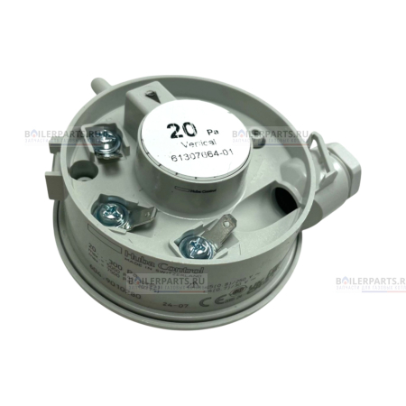 Прессостат (пневмореле) реле давления воздуха HUBA CONTROL 20 Pa ARISTON, CHAFFOTEAUX 61307664-01