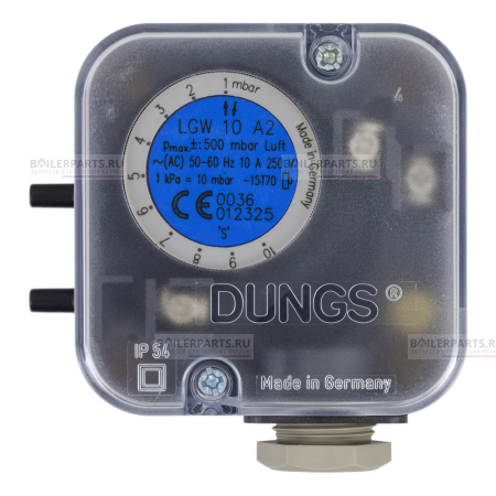 Датчик давления воздуха LGW 10 A2 DUNGS 1-10 mBar 272336