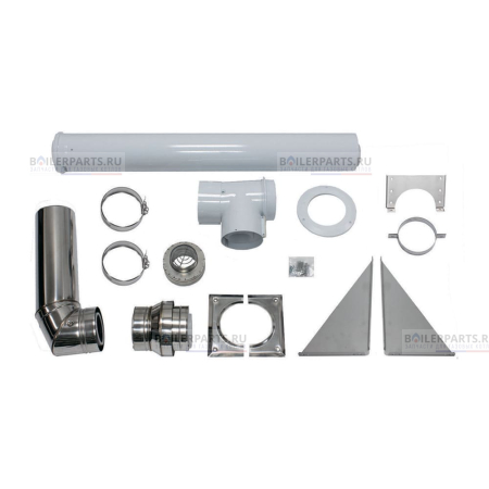 Набор фитингов для дымоходной системы 80/125 PP для котлов Vaillant 0020042748